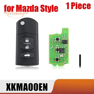 Xhorse XKMA00EN อะไหล่รีโมตกุญแจ 3 ปุ่ม สําหรับ Mazda Style VVDI