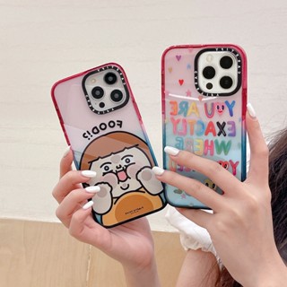 เคสโทรศัพท์มือถือแบบแข็ง แต่งกลิตเตอร์ ไล่โทนสีชมพู สีฟ้า สําหรับ iPhone 14 13 12 Pro Max