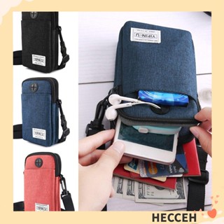 Hecceh RFID กระเป๋าใส่หนังสือเดินทาง กระเป๋าเอกสาร กันน้ํา อเนกประสงค์ ผ้า กระเป๋าสตางค์คอผู้หญิง