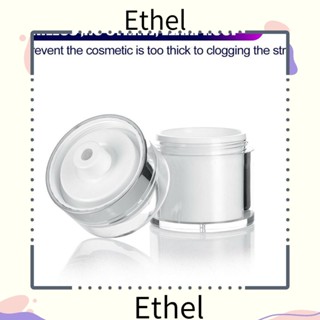 Ethel1 ขวดปั๊มสูญญากาศเปล่า แบบบีบ ไซซ์พกพา สําหรับแต่งหน้า