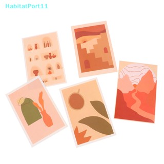 Habitatport สติกเกอร์โปสเตอร์ ลายการ์ตูนอนิเมะ สไตล์วินเทจ สําหรับตกแต่งผนังบ้าน ห้องนั่งเล่น