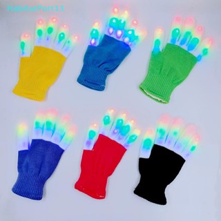 Habitatport ถุงมือ มีไฟ LED เรืองแสง สําหรับปาร์ตี้ฮาโลวีน