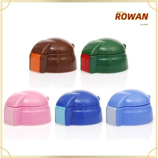 Rowans ฝาปิดแก้วน้ําซิลิโคน พร้อมหลอดดูด แบบเปลี่ยน สําหรับเด็ก 2 ชิ้น