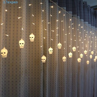 Expen โคมไฟ Led รูปหัวกะโหลก ส่องแสง สําหรับปาร์ตี้กลางแจ้ง