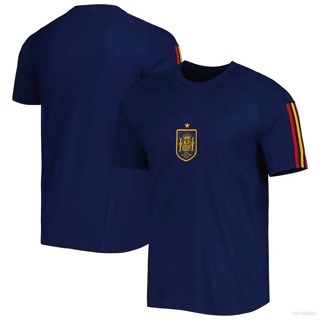 เสื้อกีฬาแขนสั้น ลายทีมชาติฟุตบอล World Cup Spain Jersey ชุดเหย้า สําหรับผู้ชาย