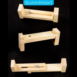 [Sunnimix1] ชุดอุปกรณ์จิ๊กถักสร้อยข้อมือ เชือกพาราคอร์ด กรอบไม้ ปรับความยาวได้ สําหรับทําเครื่องประดับ