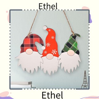 Ethel1 ป้ายแขวนตกแต่งประตูบ้าน คริสต์มาส