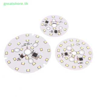 Greatshore ลูกปัดโคมไฟ ทรงกลม 3W 5W 7W 9W 12W 15W AC 220V-240V SMD สีขาวอบอุ่น สําหรับหลอดไฟ LED ไม่ต้องใช้ชิป TH