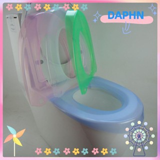 Daphs ผ้าคลุมที่นั่งชักโครก ทุกฤดูกาล อุปกรณ์เสริมห้องน้ํา สากล สีพื้น