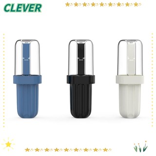 Clever ถ้วยพลาสติก อเนกประสงค์ สําหรับใส่ยาสีฟัน ยาสีฟัน แชมพู พร้อมที่จับ เหมาะกับการพกพาเดินทาง