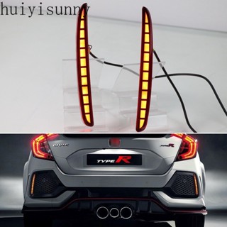 Hys ไฟท้ายรถยนต์ LED 3-in-1 สําหรับ Honda Civic FC FK7 Type R 2016-2020