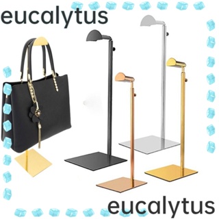 Eucalytus1 ชั้นวางกระเป๋า สเตนเลส โลหะขัดเงา ทนทาน สีทอง สีเงิน ปรับได้ สําหรับจัดระเบียบกระเป๋าผู้หญิง