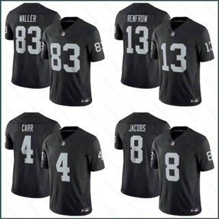 Sy3 NFL เสื้อกีฬาแขนสั้น ลายทีม Las Vegas Raiders Jacobs Waller Vapor F.U.S.E. เสื้อยืดกีฬาฟุตบอล พลัสไซซ์ YS3