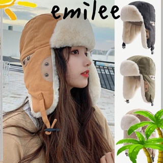 Emilee หมวกขนเฟอร์เทียม ปิดหู อบอุ่น สําหรับผู้ชาย