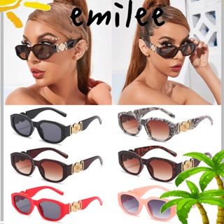 Emilee Steampunk แว่นตากันแดด ป้องกัน UV400 กรอบขนาดเล็ก แฟชั่นฤดูร้อน