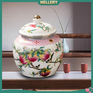 [HelleryTH] โหลเซรามิค ใส่ขิง และดอกไม้ แบบดั้งเดิม สําหรับตกแต่งห้องนั่งเล่น และห้องครัว