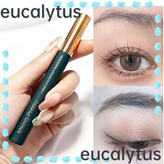 Eucalytus1 ขนตางอน แบบธรรมชาติ กันน้ํา สีดํา สีฟ้า สีน้ําตาล สําหรับผู้หญิง