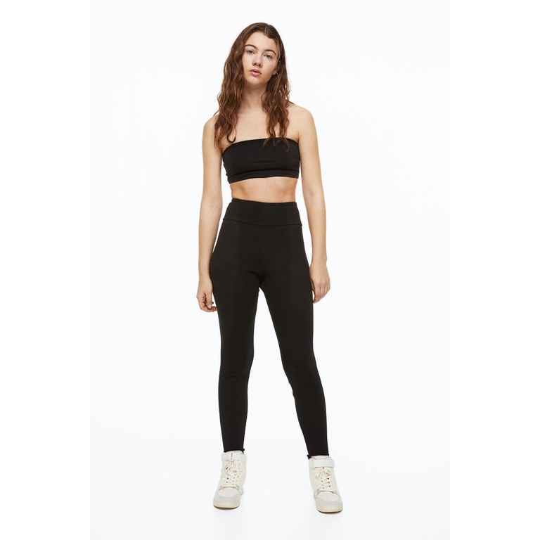 HM Woman High-waisted leggings 09758461 - hm_thailand - ThaiPick