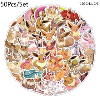 [T] สติกเกอร์ Eevee กันน้ํา สําหรับตกแต่งของเล่น 50 ชิ้น ต่อชุด