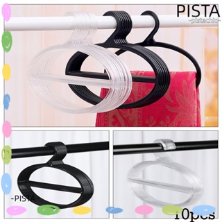 Pista ที่แขวนผ้าพันคอ พลาสติก อเนกประสงค์ แบบพกพา 10 ชิ้น