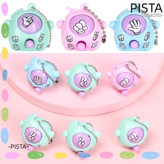 Pista เกมเดานิ้วมือ ทรงกลม ขนาดเล็ก เปลี่ยนสีได้ สุ่มสี ของเล่นสําหรับเด็ก