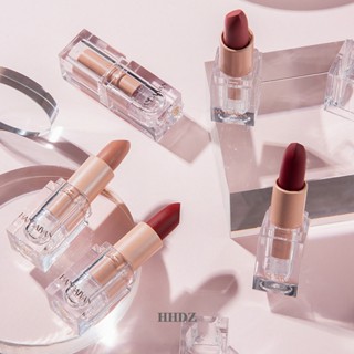 Hhdz ลิปสติก เนื้อแมตต์ ขนาดเล็ก 12 สี ไม่ซีดจางง่าย สีนู้ด สําหรับแต่งหน้า