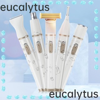 Eucalytus1 เครื่องกําจัดขนร่างกาย บริเวณใกล้ชิด USB มีดโกนตัดผม