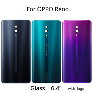 ใหม่ ฝาครอบแบตเตอรี่ด้านหลัง แบบเปลี่ยน สําหรับ OPPO Reno CPH1917