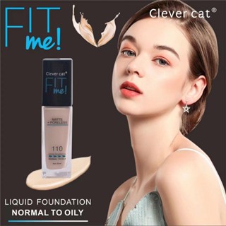 Spot# only for cross-border foreign trade Clever cat matte non-porous foundation concealer waterproof base color 8jj