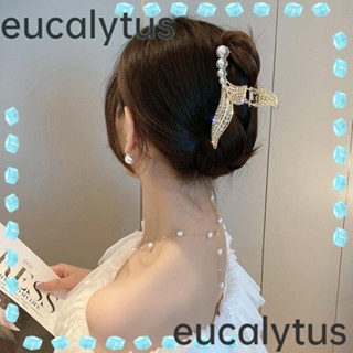 Eucalytus1 กิ๊บติดผม รูปหางปลา ประดับพลอยเทียม