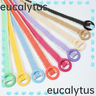 Eucalytus1 เข็มขัดฟางยืดหยุ่น สไตล์โบฮีเมียน แฟชั่นฤดูร้อน