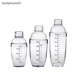 Luckyhouse0^^ ใหม่ แก้วเชคค็อกเทล พลาสติก ขนาด 350 มล. 530 มล. 700 มล.