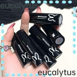 Eucalytus1 ลิปสติก โคลน กันน้ํา ลายกระต่าย สีดํา 3 ชิ้น