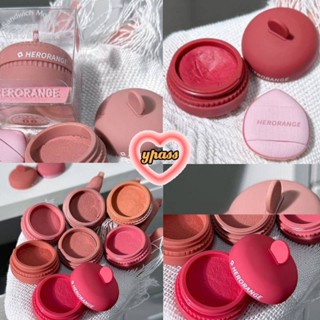 CYREAL CYREAL Herorange Peach Cream Blush Eyeshadow Smooth Make Up Liquid Eye Face Pink Blusher Tint Face Contour Brightens แต่งหน้าสำหรับผู้หญิง