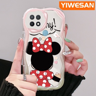 เคสโทรศัพท์มือถือ ซิลิกาใส กันกระแทก ลายมินนี่เมาส์น่ารัก สําหรับ OPPO A15 A15s A35 4G