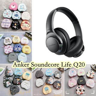 【Ĕϟ】เคสหูฟัง ลายการ์ตูน สําหรับ Anker Soundcore Life Q20 Soundcore Life Q20