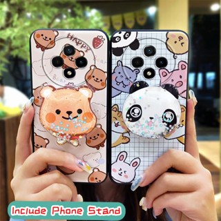 Kickstand Dirt-resistant Phone Case For Wiko Hi Enjoy60 Pro 5G Soft Case Silicone Cartoon glisten Fashion Design Anti-dust