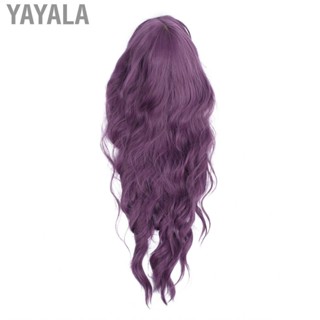 Yayala 66cm Cosplay Wig Lady Fashionable Purple With Free Halloween Role