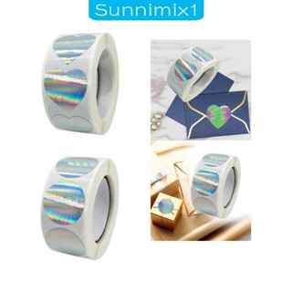 [Sunnimix1] สติกเกอร์ฉลาก 1 นิ้ว 500 ชิ้น สําหรับตกแต่งซองจดหมาย การ์ด ของขวัญ งานแต่งงาน วันเกิด