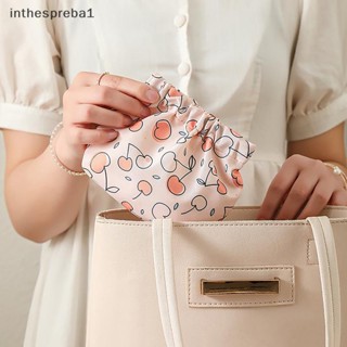 Inthespreba1^^ กระเป๋าใส่เหรียญ หูฟัง แบบพกพา ปิดอัตโนมัติ กระเป๋าเครื่องประดับ เดินทาง *ใหม่