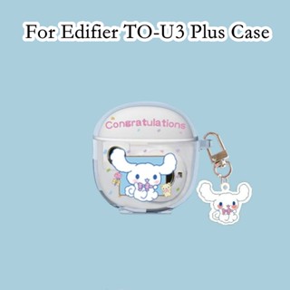 【Ĕĕ】เคสหูฟัง แบบนิ่ม ลายการ์ตูน สําหรับ Edifier TO-U3 Plus Edifier TO-U3 Plus