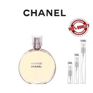 ขายน้ำหอมแบรนด์แท้ 100% Chanel Chance Eau de Toilette EDT 5ml/10ml