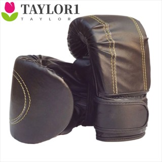 Taylor1 ถุงมือมวยผู้ชายสบาย PU หนังถุงมือฝึกมวย
