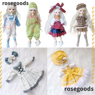 Rosegoods1 ชุดเดรสตุ๊กตา แฟชั่น ของเล่น ของขวัญ สําหรับเด็กผู้หญิง DIY