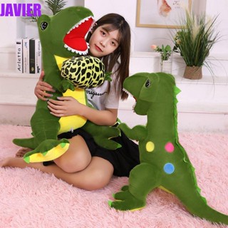 Javier หมอนตุ๊กตาไดโนเสาร์ Tyrannosaurus Rex ใส่สบาย ของขวัญวันเกิด ของเล่นสําหรับตกแต่งบ้าน งานแต่งงาน ปาร์ตี้