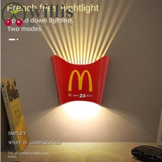 Willis M Kee โคมไฟกลางคืน LED เรืองแสง ชาร์จ USB สําหรับแขวนตกแต่งผนังห้องนอน