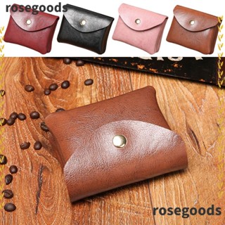 Rosegoods1 กระเป๋าสตางค์หนัง สองชั้น ใส่เหรียญได้ สไตล์เรโทร