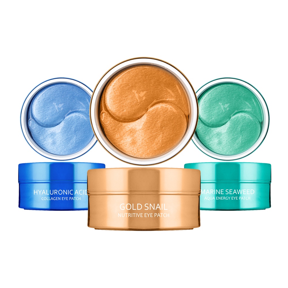 ARONYX Gold Snail Nutritive/Hyaluronic Acid Collagen/Marine Seaweed Aqua Energy Eye Patch 90g