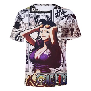 เสื้อยืดแขนสั้น พิมพ์ลาย One Piece Sabo