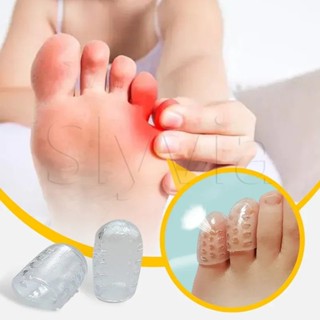 แผ่นซิลิโคนใส ป้องกันนิ้วเท้าคุด ป้องกันอาการเสียดสี ระบายอา…